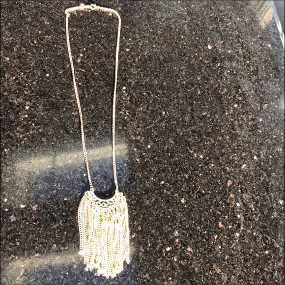 Long Gold Tassel Necklace - Picture 2 of 5